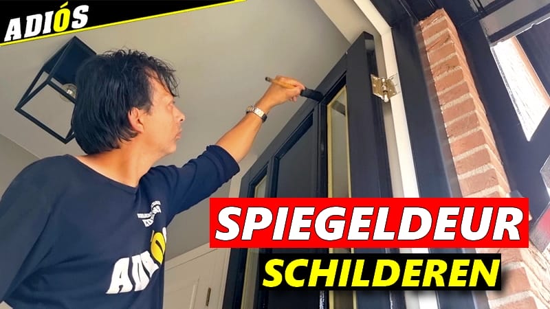 deur als een spiegel schilderen