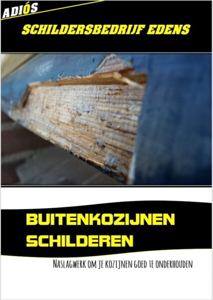 PDF E-book Buitenkozijnen schilderen van schildersbedrijf Edens.